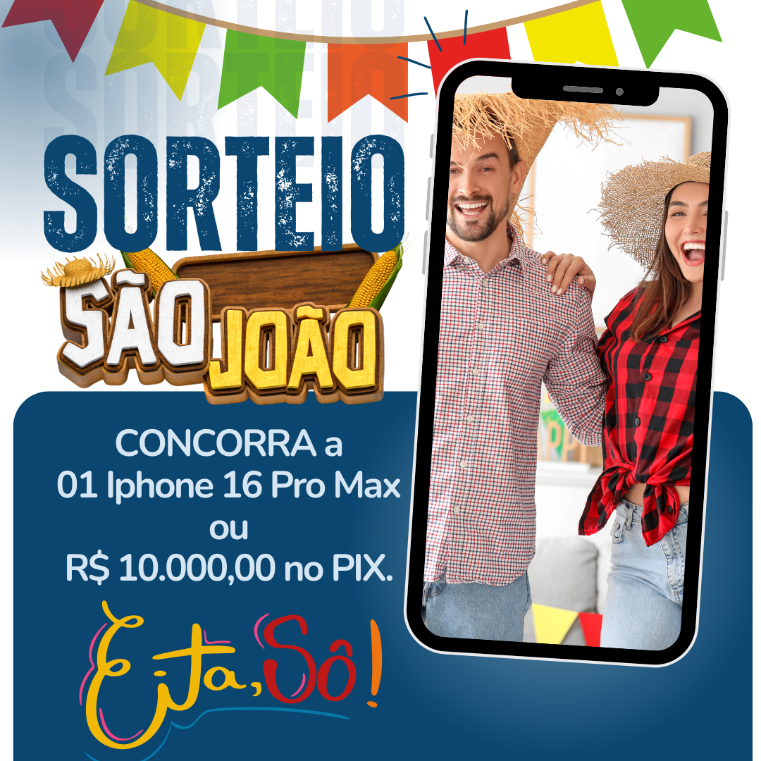 Imagem promocional do Sorteio de São João